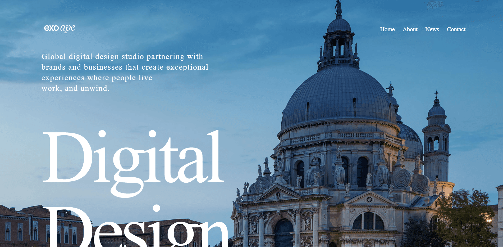 Expo-Ape App preview on laptop